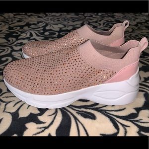 Women Holographic Metallic Chunky Sneaker Platform Walking Athletic Shoes